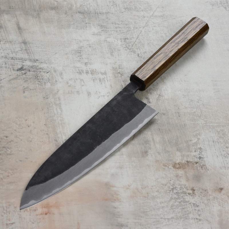 Shiro Kamo Aogami Super Kurouchi Stainless Clad 8.25″ Gyuto