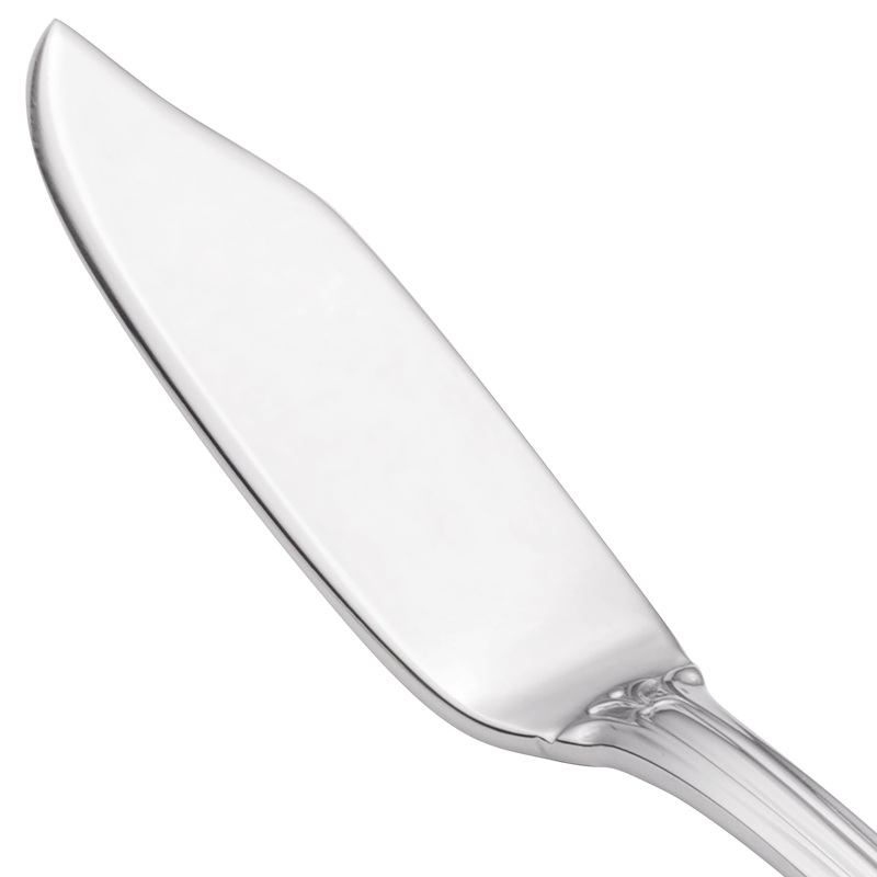 Walco 9539 Sentry 7 5/8″ 18/10 Stainless Steel Extra Heavy Weight Fish Knife – 12/Pack