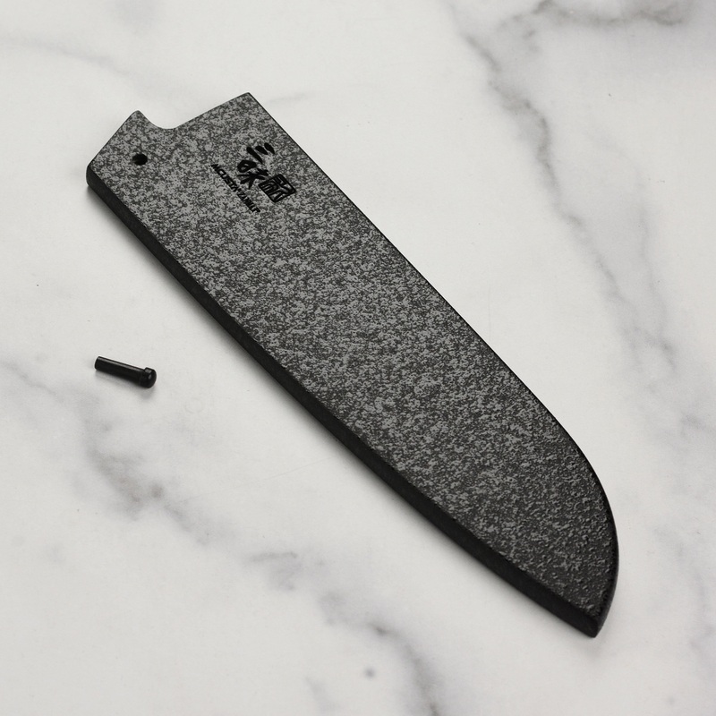 Zanmai Black Lacquer Saya for 7″ Santoku