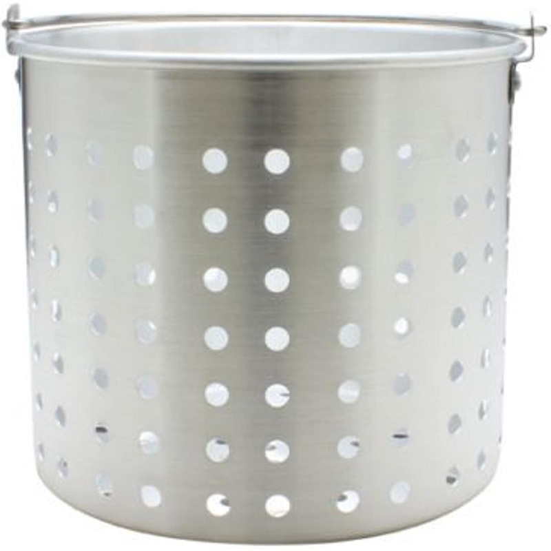 Aluminum Steamer Basket Stock Pot – Steamer Cookware Steamer Basket Insert Steamer Basket Steamer Insert for Veggie Fish Seafood Cooking