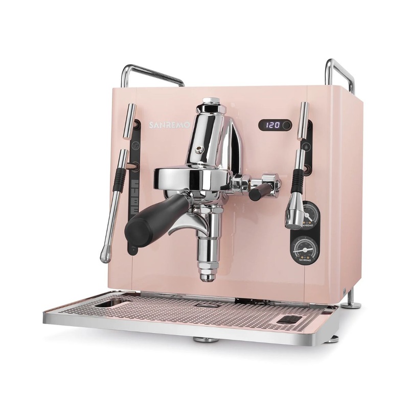 Sanremo Cube R Heat Exchanger Espresso Machine  E61 Group Head  (Pink)