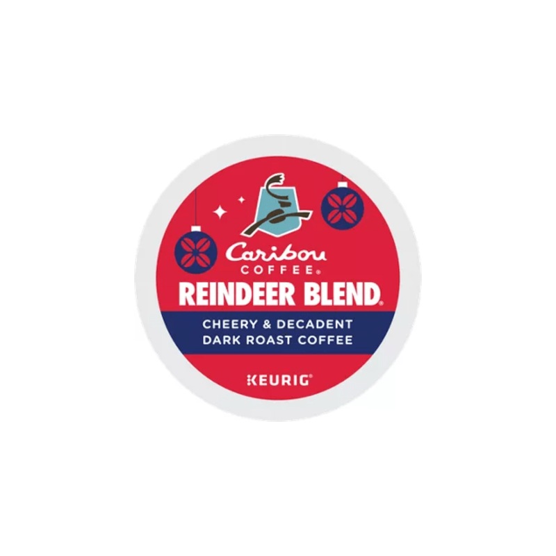 Caribou Reindeer Blend K-Cup Coffee – 22 Count Box