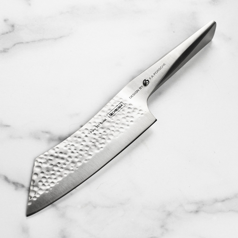 Chroma Type 301 7″ Hammered Hakata Bocho
