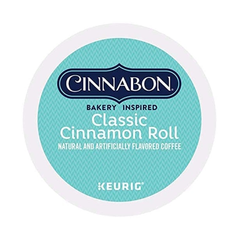 Cinnabon K-Cup Pods Classic Cinnamon Roll Coffee – 48 CT