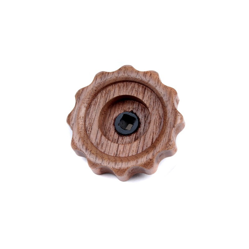 Custom Wood Steam/Water Knob – Rocket Espresso – Walnut | Arnold Wood Working REKNOBWAL