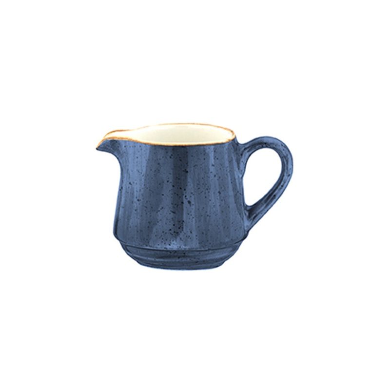 Dusk dia.2.25″ h:3″ 6 oz. Round Blue Porcelain Creamer