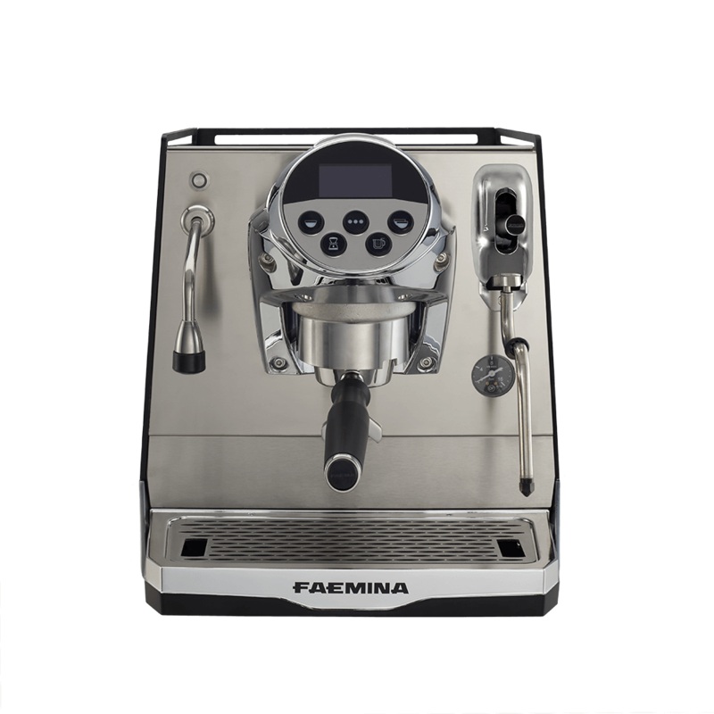 Faema Faemina A/1 GTI 5P  1 Group Commercial Espresso Machine (Anodised Black/Anodised Clear Grey)