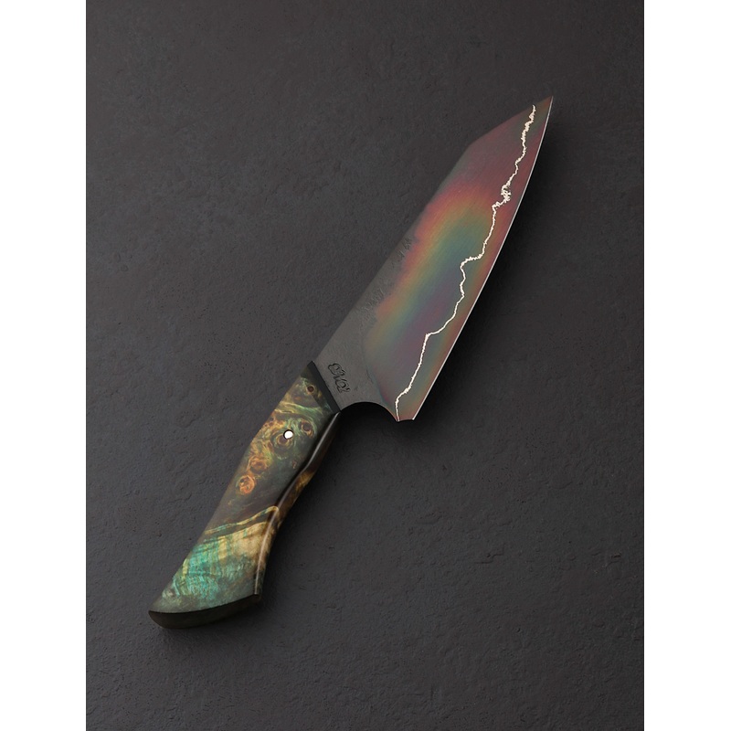 Black Oil Petty Chef 150mm