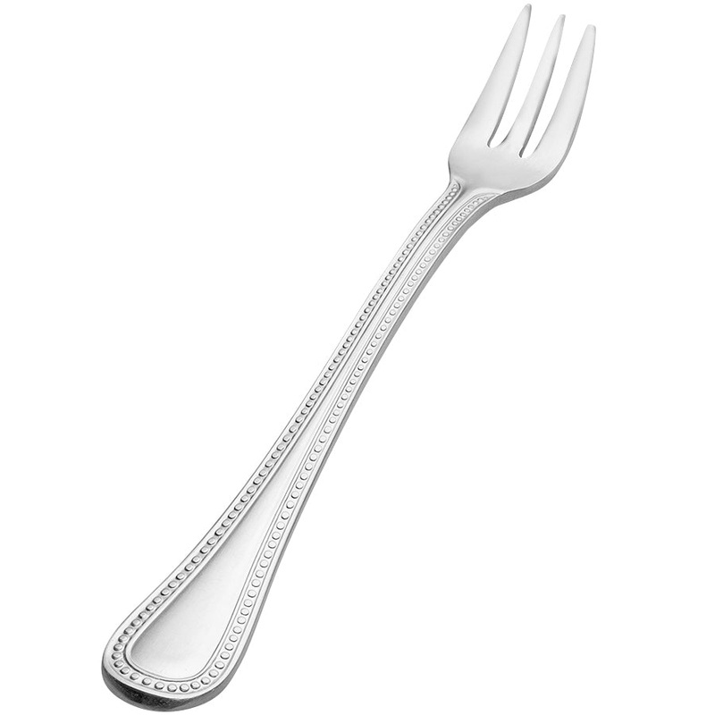 Bon Chef S1008 Sombrero 5 5/8″ 18/10 Stainless Steel Extra Heavy Cocktail Fork – 12/Pack