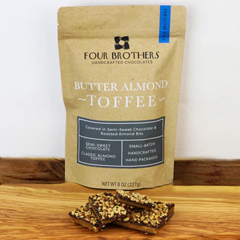 Four Brothers  lb. Butter Almond Toffee Pouch