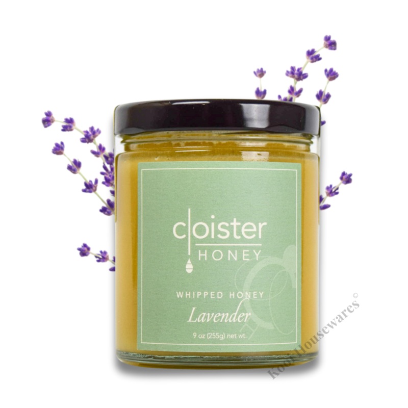 Raw, Lavender Infused Whipped Honey from Cloister Honey