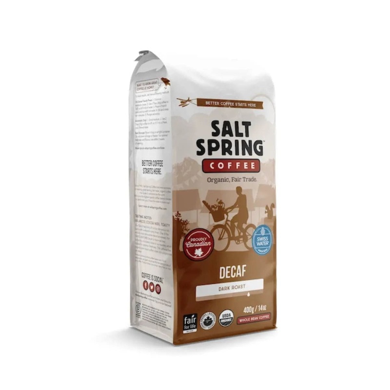 Salt Spring Decaf Whole Bean Coffee (14 oz.)