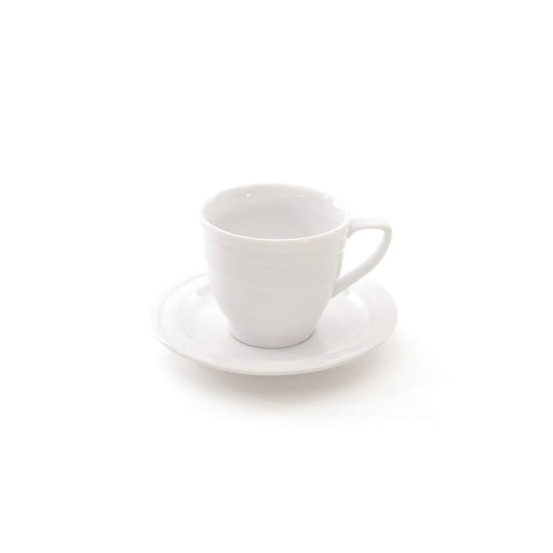 BergHOFF Eclipse 8.6 oz. Porcelain Teacup & Saucer