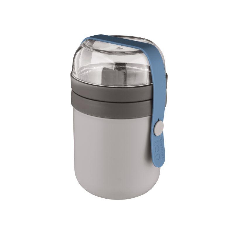 BergHOFF Leo 0.7qt Dual Lunch Pot, Gray & Blue