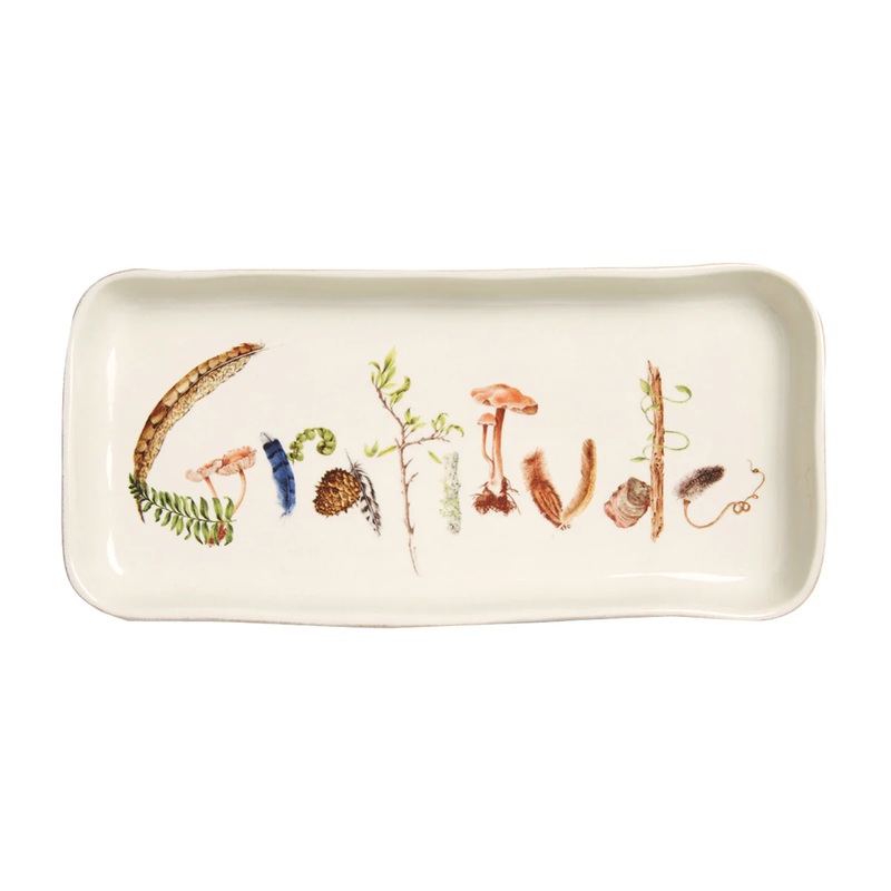 Juliska Forest Walk Gratitude Platter
