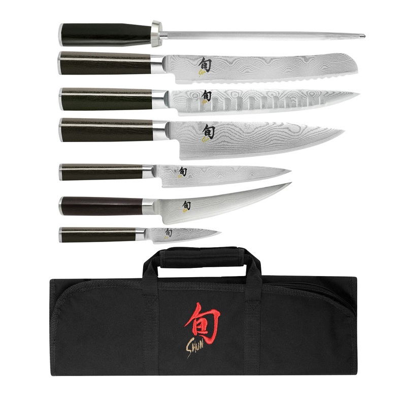 Shun Classic – 8 Pc. Student Knife Set