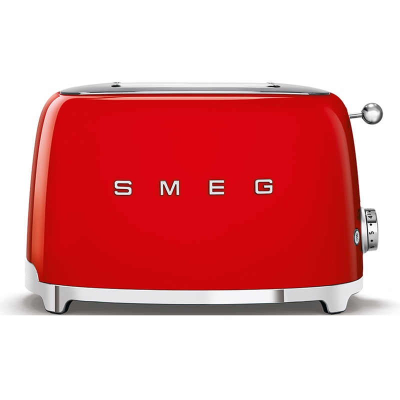 Smeg 50’s Retro Style Aesthetic 2×2 Slice Red Toaster