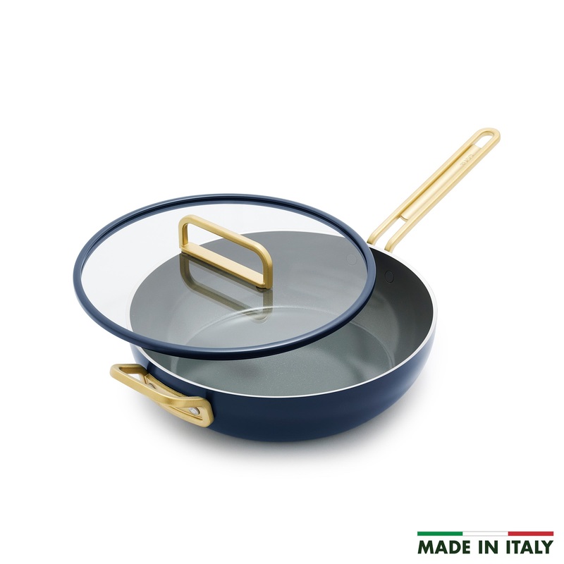 Stanley Tucci Ceramic Nonstick 4.5-Quart Stanley Pan Jr. | Marino Blue