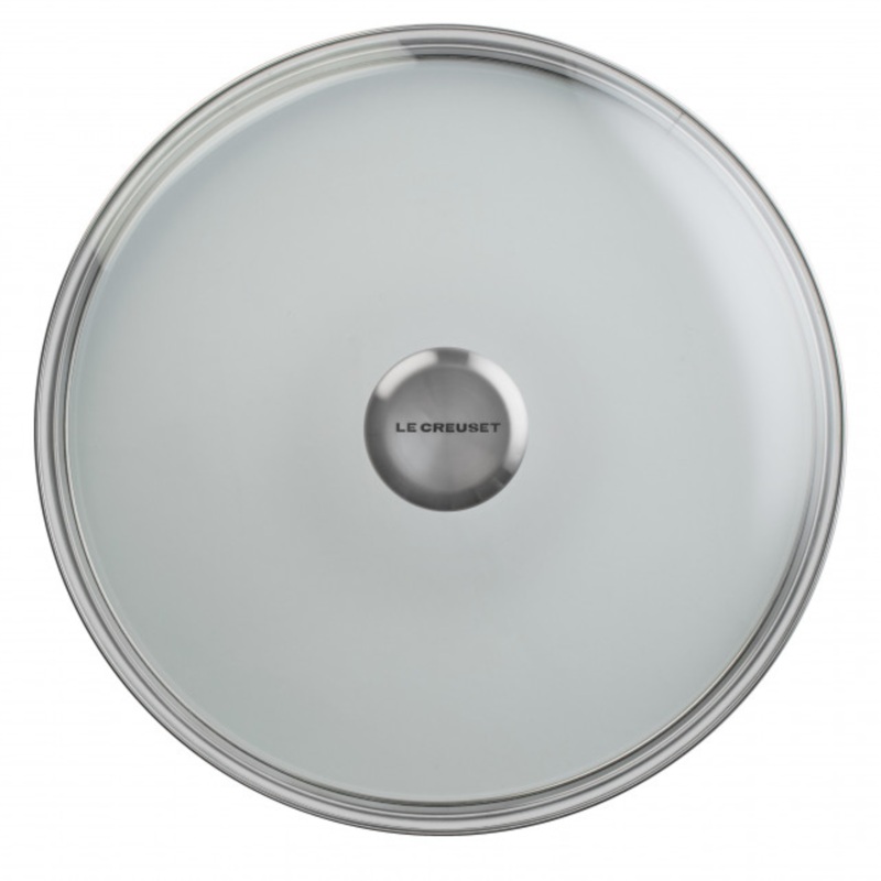 Le Creuset Glass Lid w/ Stainless Steel Knob – 11″