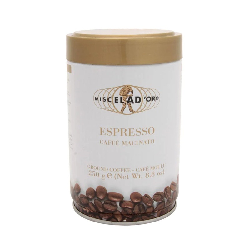 Miscela d’Oro Caffe Macinato Espresso [pre-ground, 8.8 oz. can]