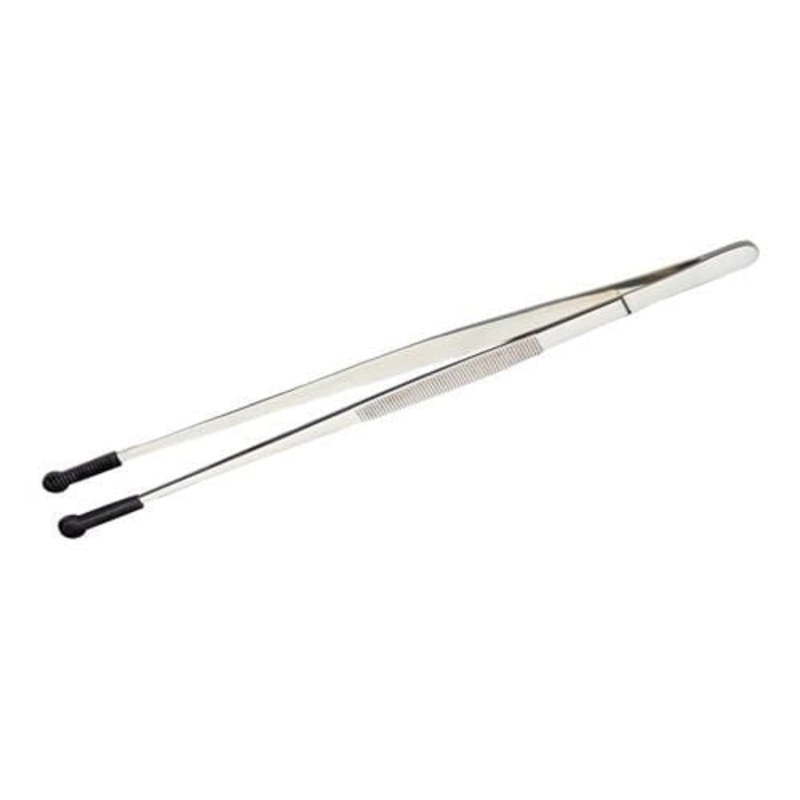 RSVP Endurance Silicone Tipped Stainless Steel Cooking Tweezers