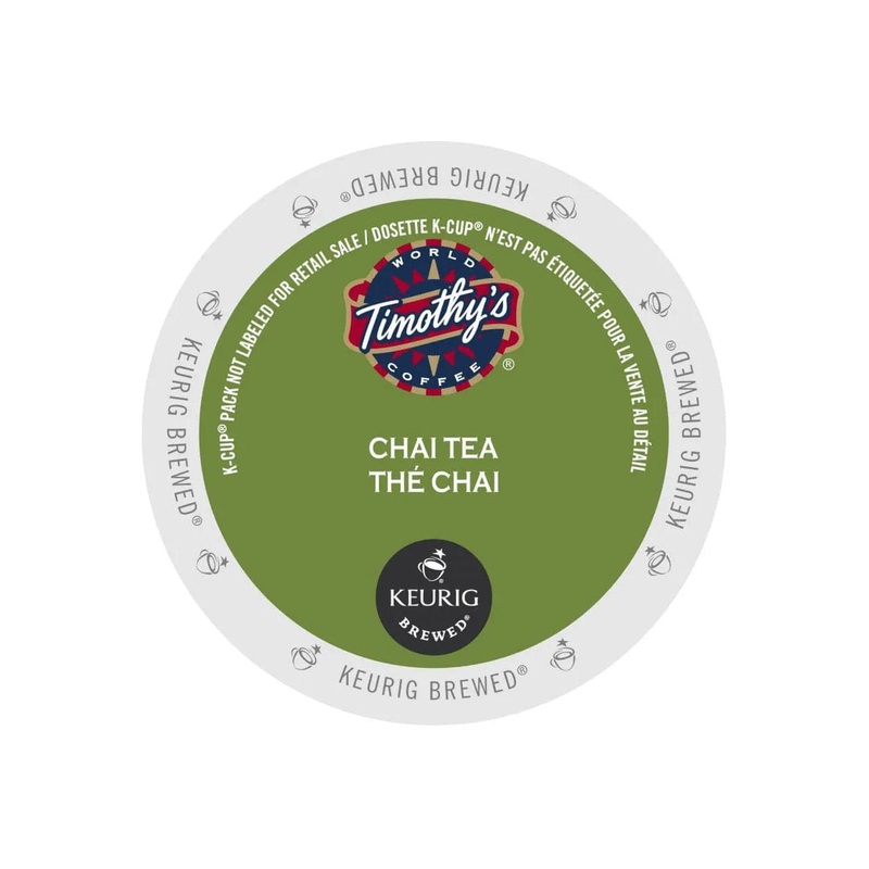 Timothy’s Chai Tea K-Cup Pods (Case of 96)