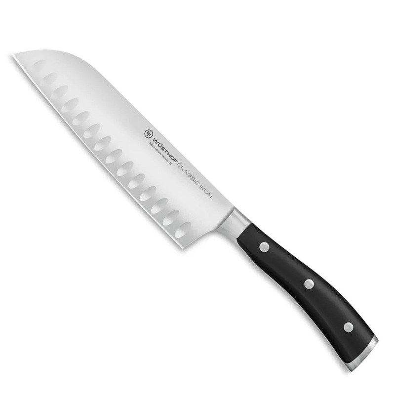 Wusthof 7″ Classic Ikon Hollow Edge Santoku Knife