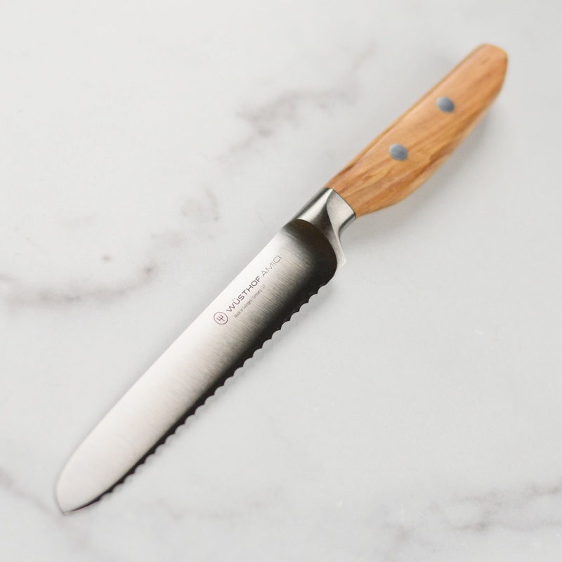 Wusthof Amici 5″ Serrated Utility Knife