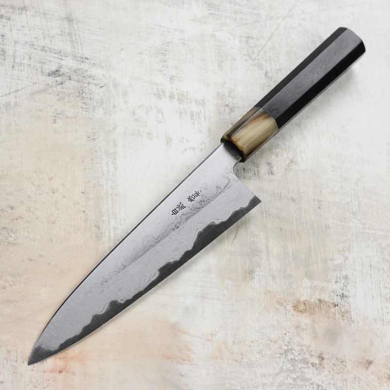 Yoshikazu Tanaka Shirogami #1 Damascus 8.25″ Gyuto