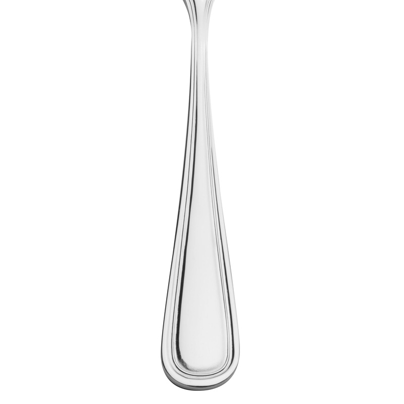 Acopa Edgeworth 6 1/2″ 18/8 Stainless Steel Extra Heavy Weight Butter Spreader – 12/Pack