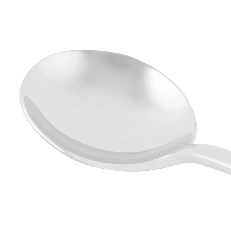 World Tableware 929 016 Quartet 6 5/8″ 18/8 Stainless Steel Extra Heavy Weight Bouillon Spoon – 12/Pack