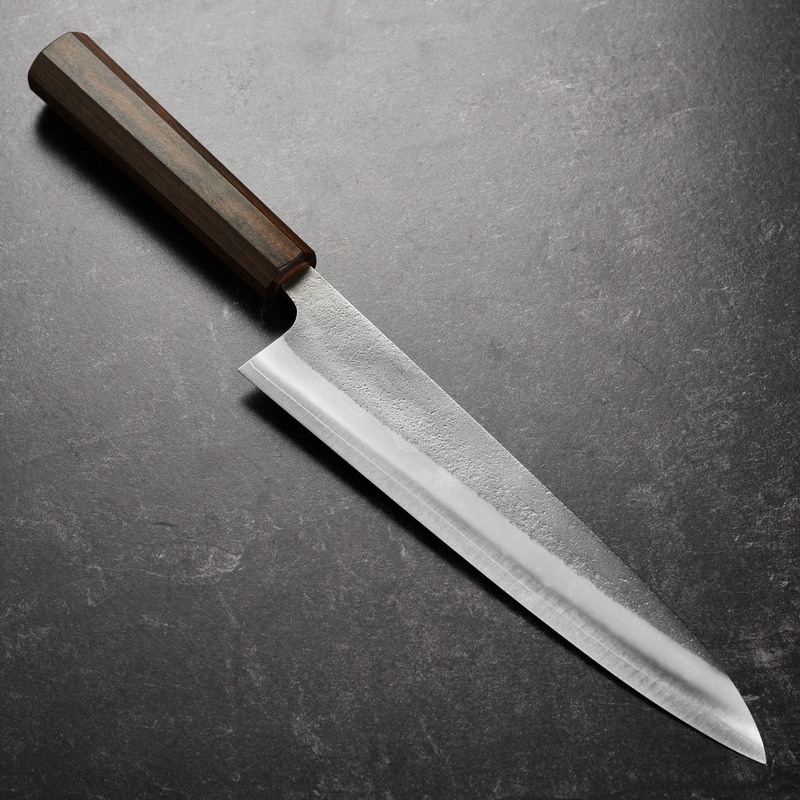 Yoshikane SKD Nashiji Stainless Clad 9.4″ Gyuto