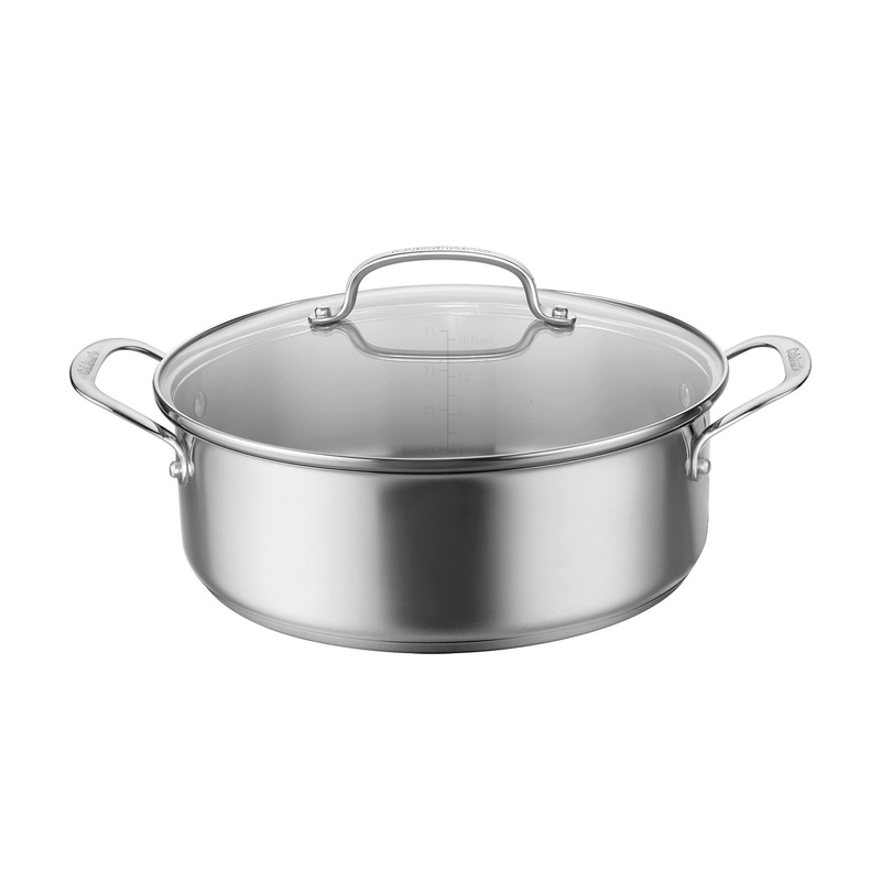 Cuisinart Chef’s Classic Stainless 5.5 Qt. Multi-Purpose Pot with Glass Cover
