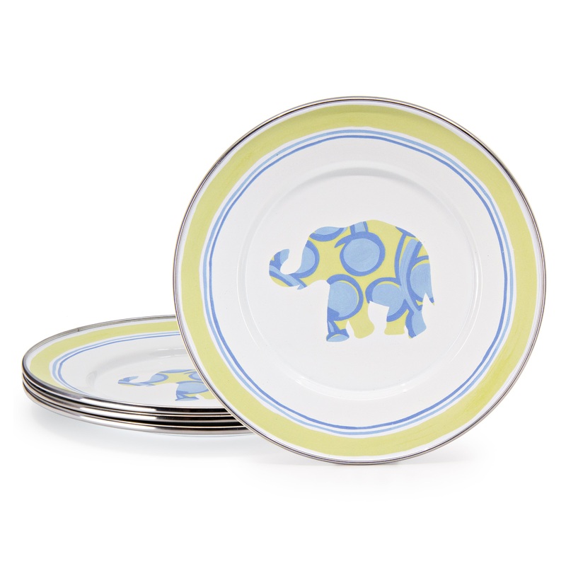 Elephant Child Plates – Set of 4