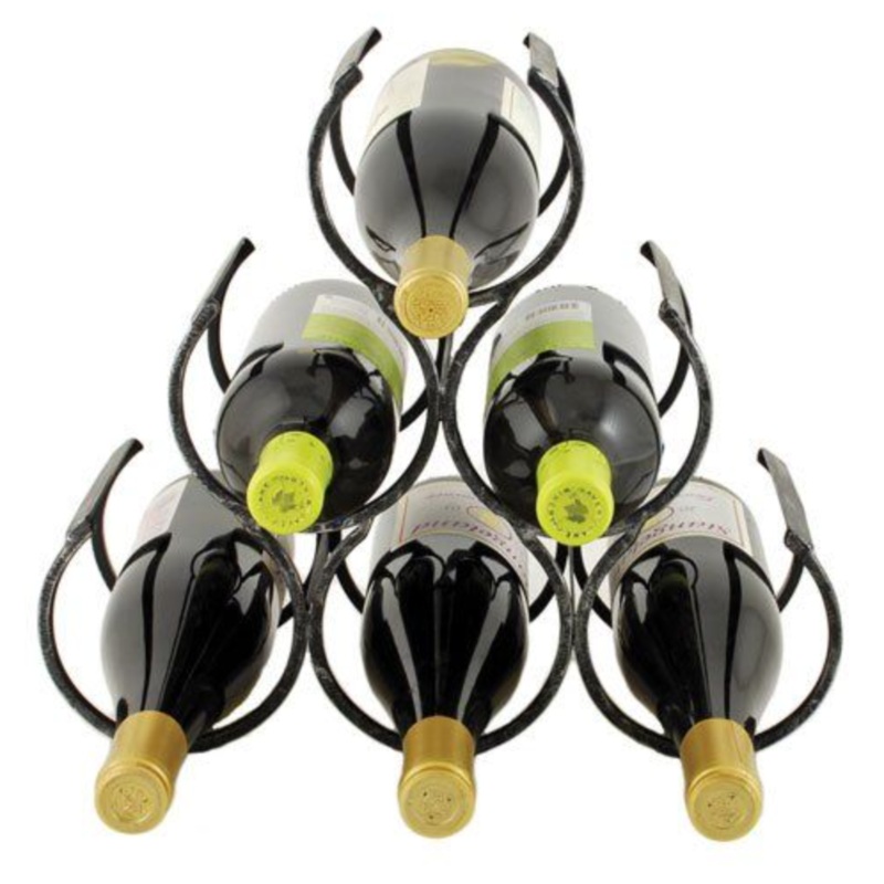 Twine Wine Shrine Metal Bottle Holder