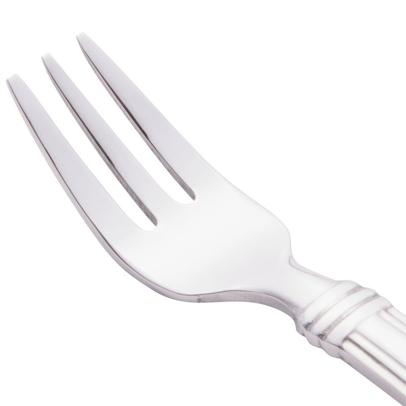 World Tableware 977 029 Slate 5 7/8″ 18/0 Stainless Steel Heavy Weight Cocktail Fork – 12/Pack