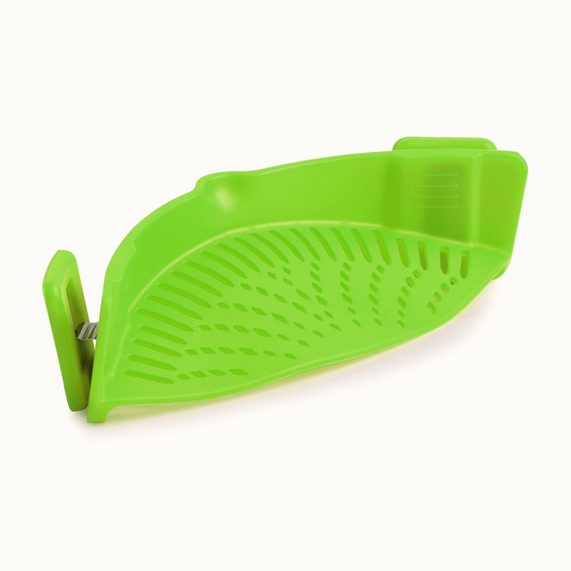 Adjustable Silicone Pot Strainer With Clips