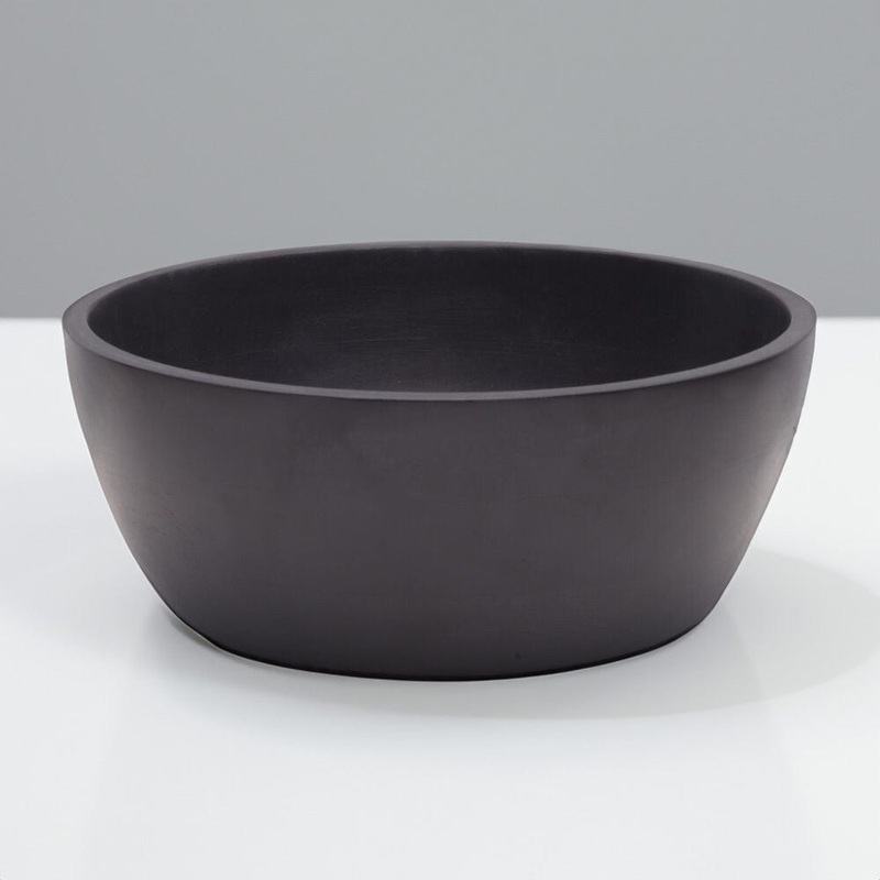 Black Mango Wood Serve Bowl