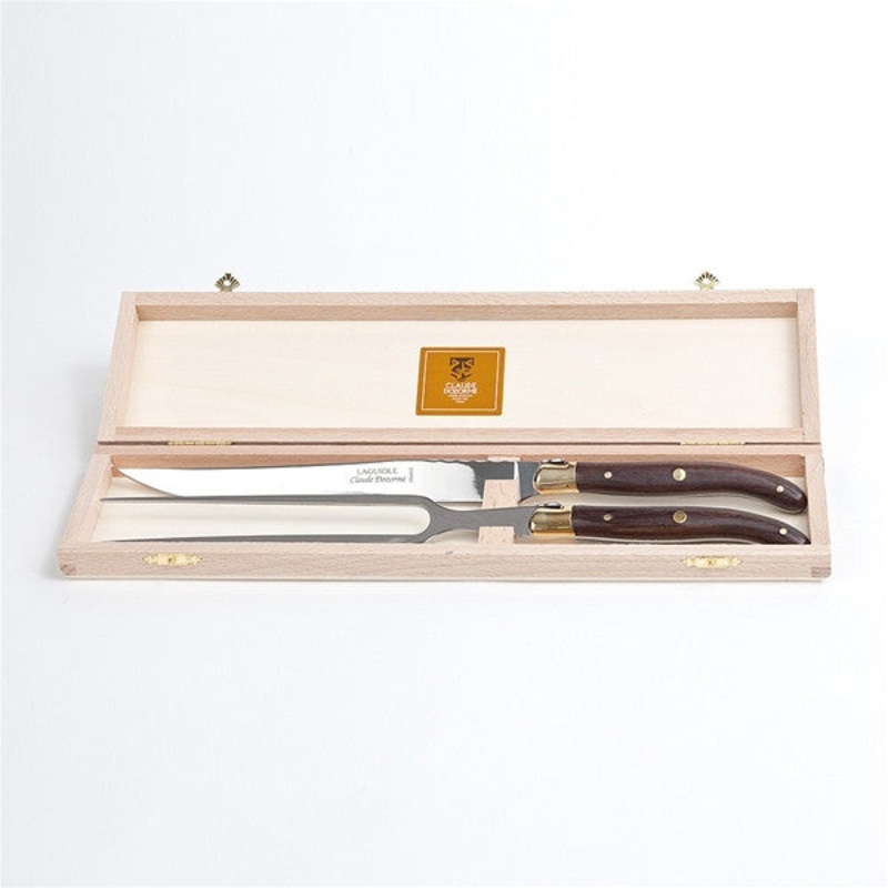 Claude Dozorme Laguiole Carving Set – Vallernia Wood