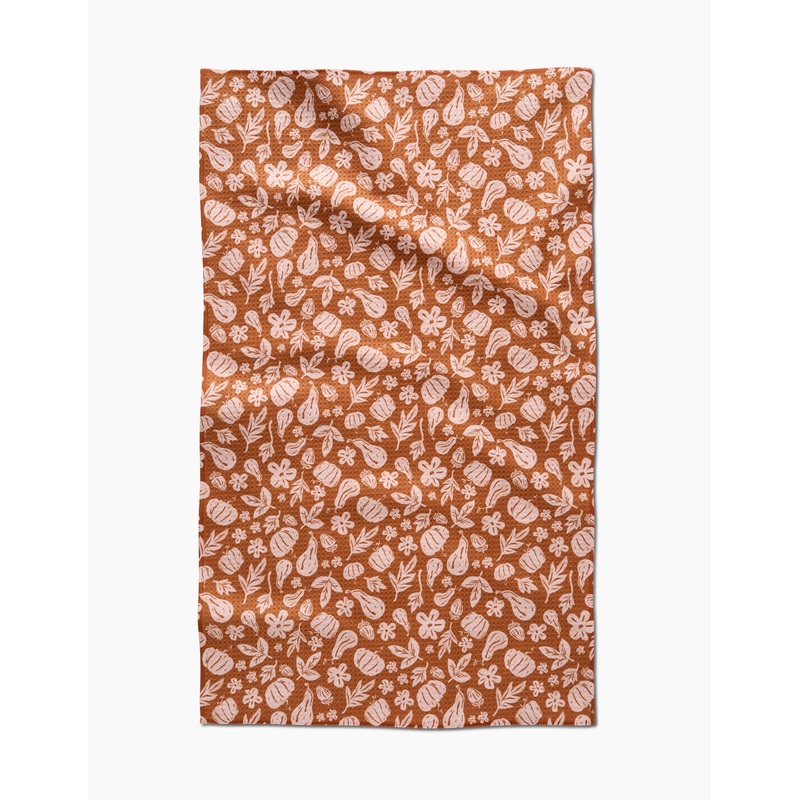 Geometry Farm Harvesting Days Tea Towel