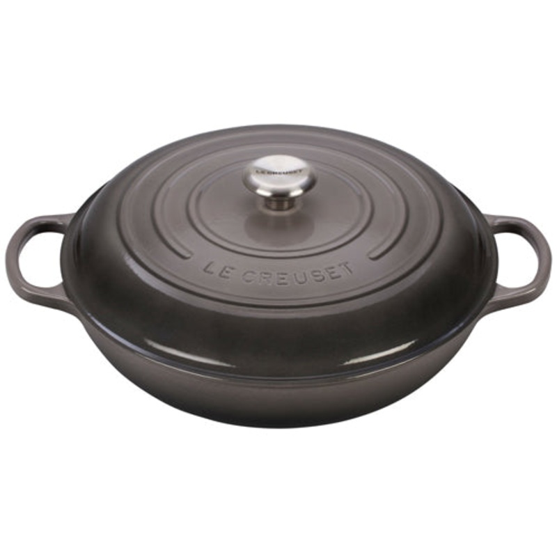 Le Creuset Signature Braiser 5 qt – Oyster