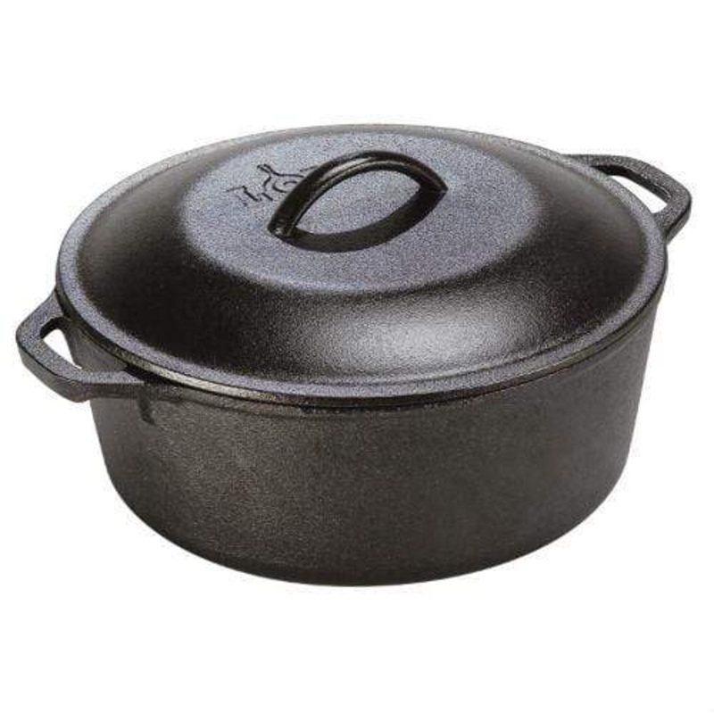 Lodge Pro Logic Cast Iron 7 qt. Dutch Oven w/Loop Handles