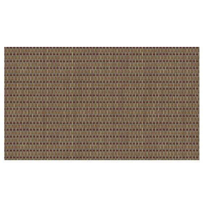 Ritz Textilene Placemat Tan/Orange/Rust Poly 13inx19in