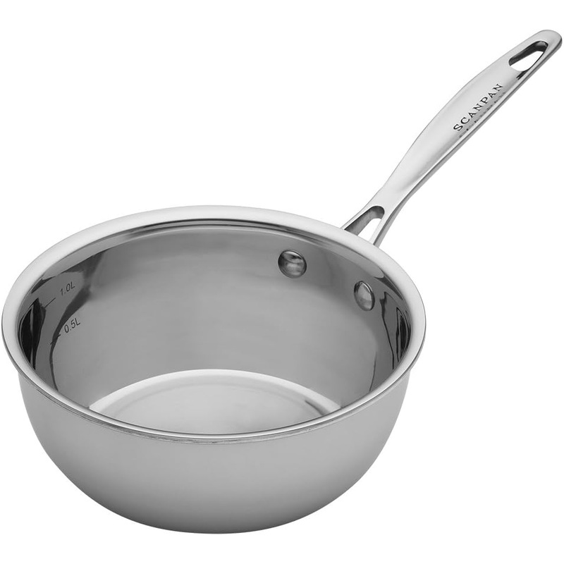 Scanpan Fusion 5 – 7″ / 1 1/4 Qt. Stainless Sauteuse