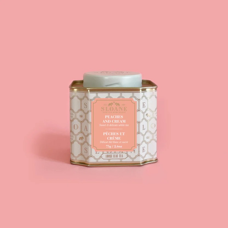 Sloane Tea Peaches and Cream Signature Caddy