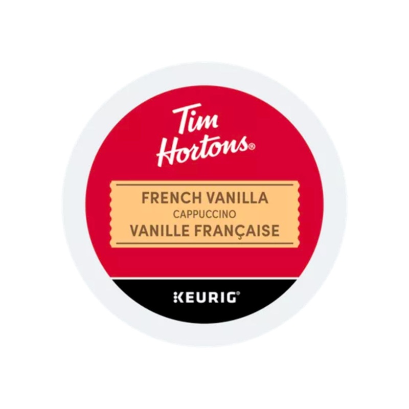 Tim Hortons French Vanilla Cappuccino K-Cup Pods (Box of 24)