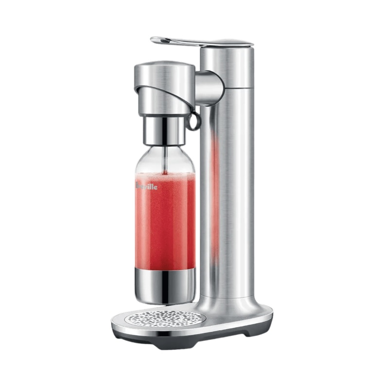 Breville the InFizz FusionSoda Machine with FusionCap, Sparking Water Maker Maker BCA800BSS0ZNA1 (Brushed Stainless Steel)