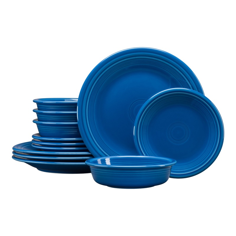 Classic Rim 12-Piece Dinnerware Set, Service for 4