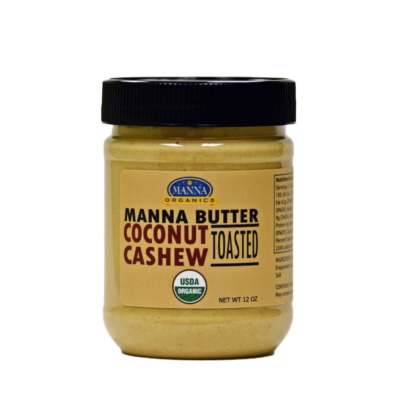 Coconut Cashew Toasted Manna Butter