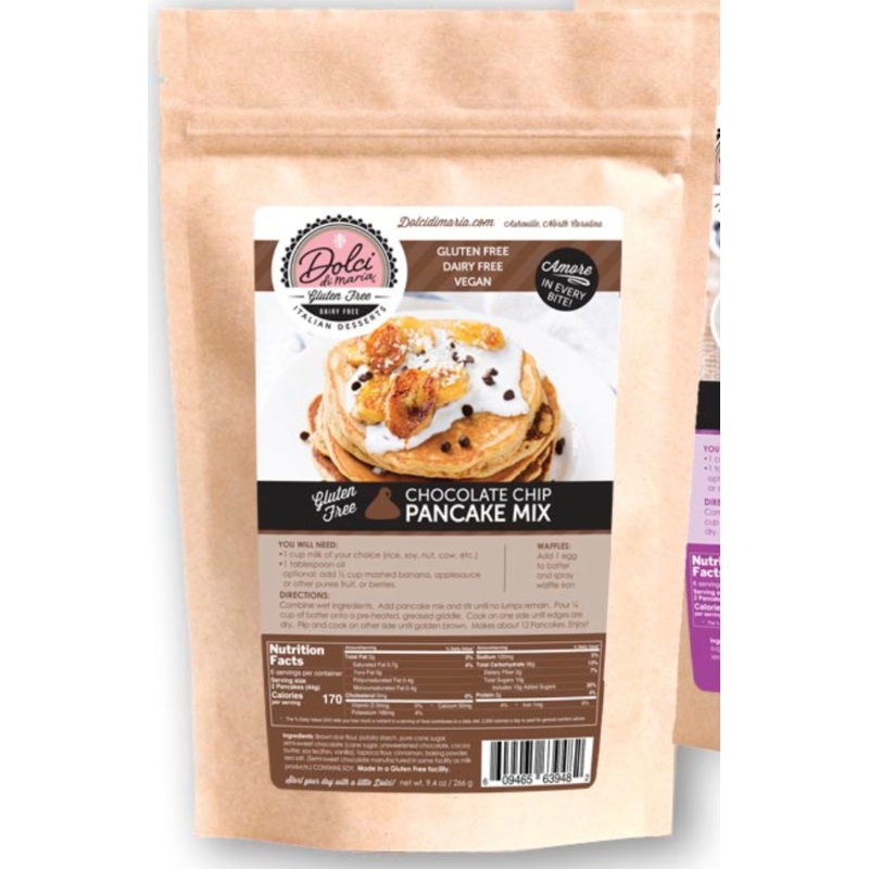 Dolci di Maria Chocolate Chip Pancake Mix